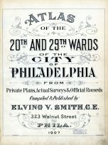 Philadelphia 1907 Wards 20 and 29 